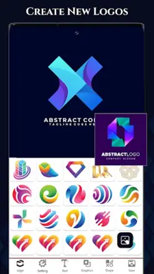 Logo Maker  3D Logo Designer android App screenshot 8